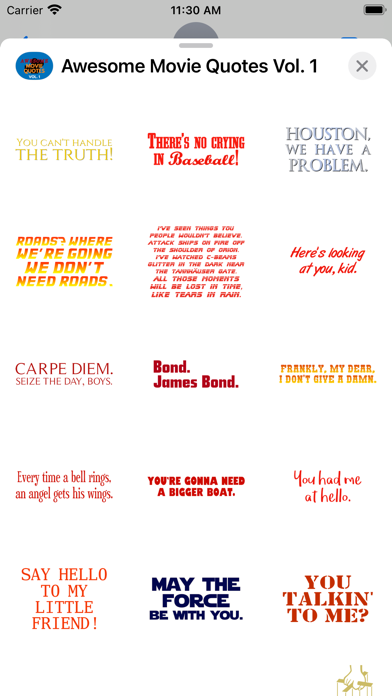 Awesome Movie Quotes Vol. 1 Screenshot