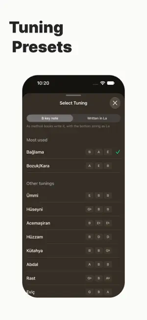 Bağlama Tuner screenshot 3