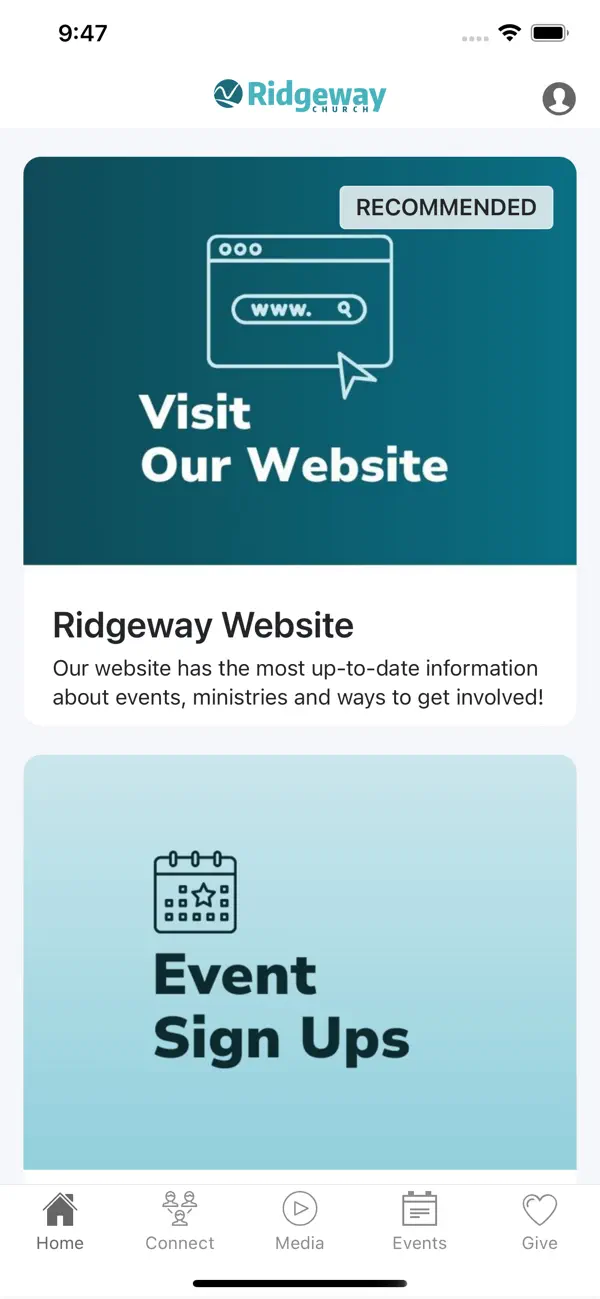 Screenshot #1 pour Ridgeway Church