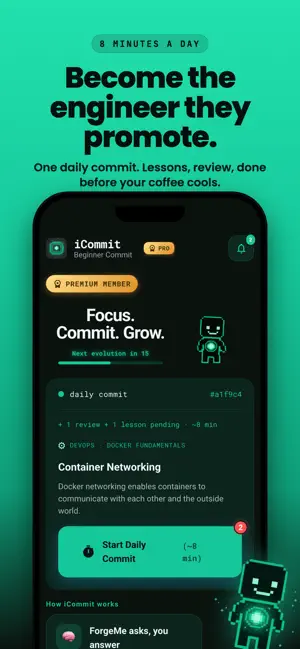 iCommit: Learn Daily screenshot 1