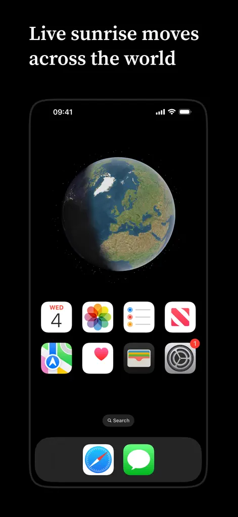 Earth Widget - Utilities App | MWM