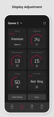 ZOWIE Sync iPhone screenshot