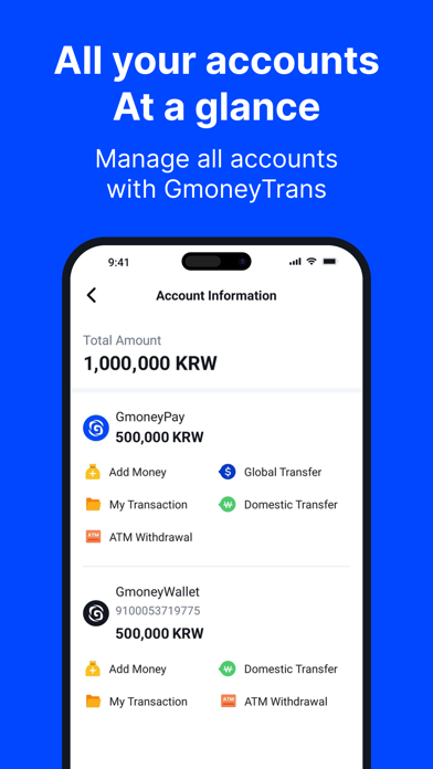 GmoneyTrans Screenshot