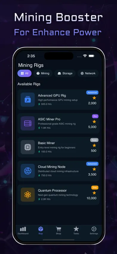 Ethereum mining - ETH Miner screenshot 3