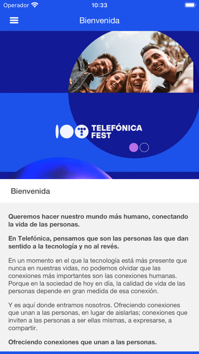 Telefónica FEST 100 Screenshot