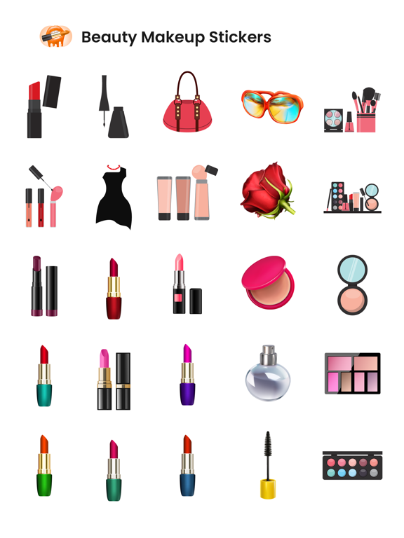 Screenshot #4 pour Beauty Makeup Stickers