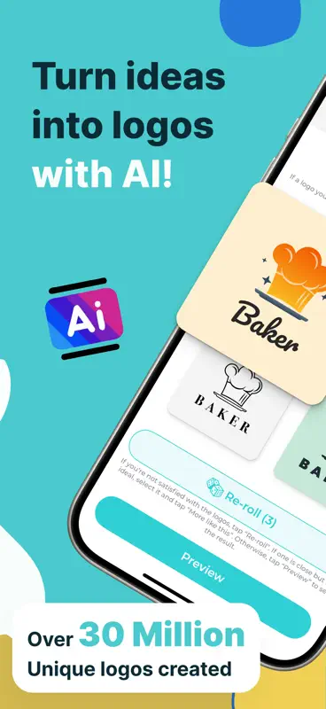 AI Logo Maker: Graphic Design screenshot 1 of 9