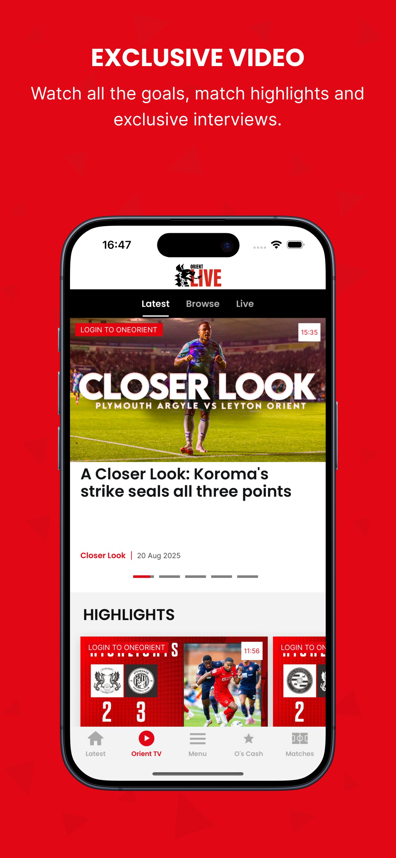 Leyton Orient FC screenshot 5