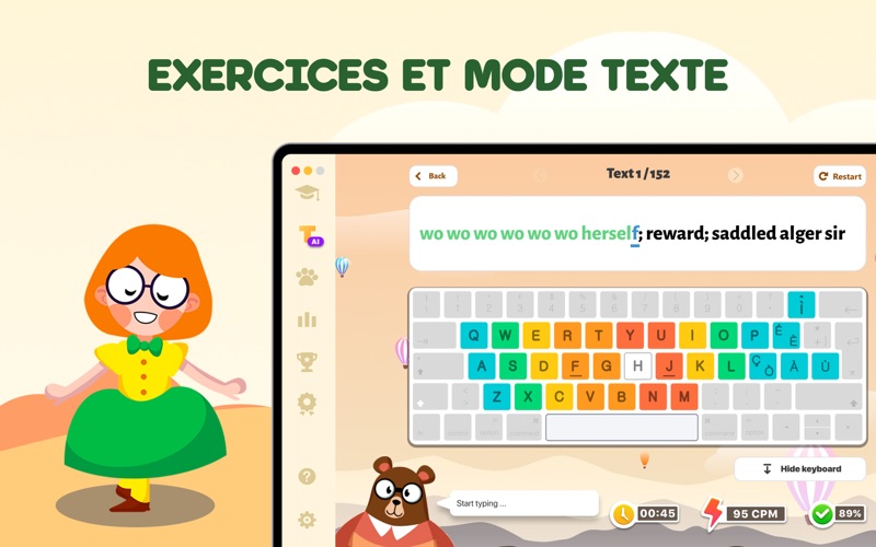 Screenshot #3 pour Master of Typing pour enfants