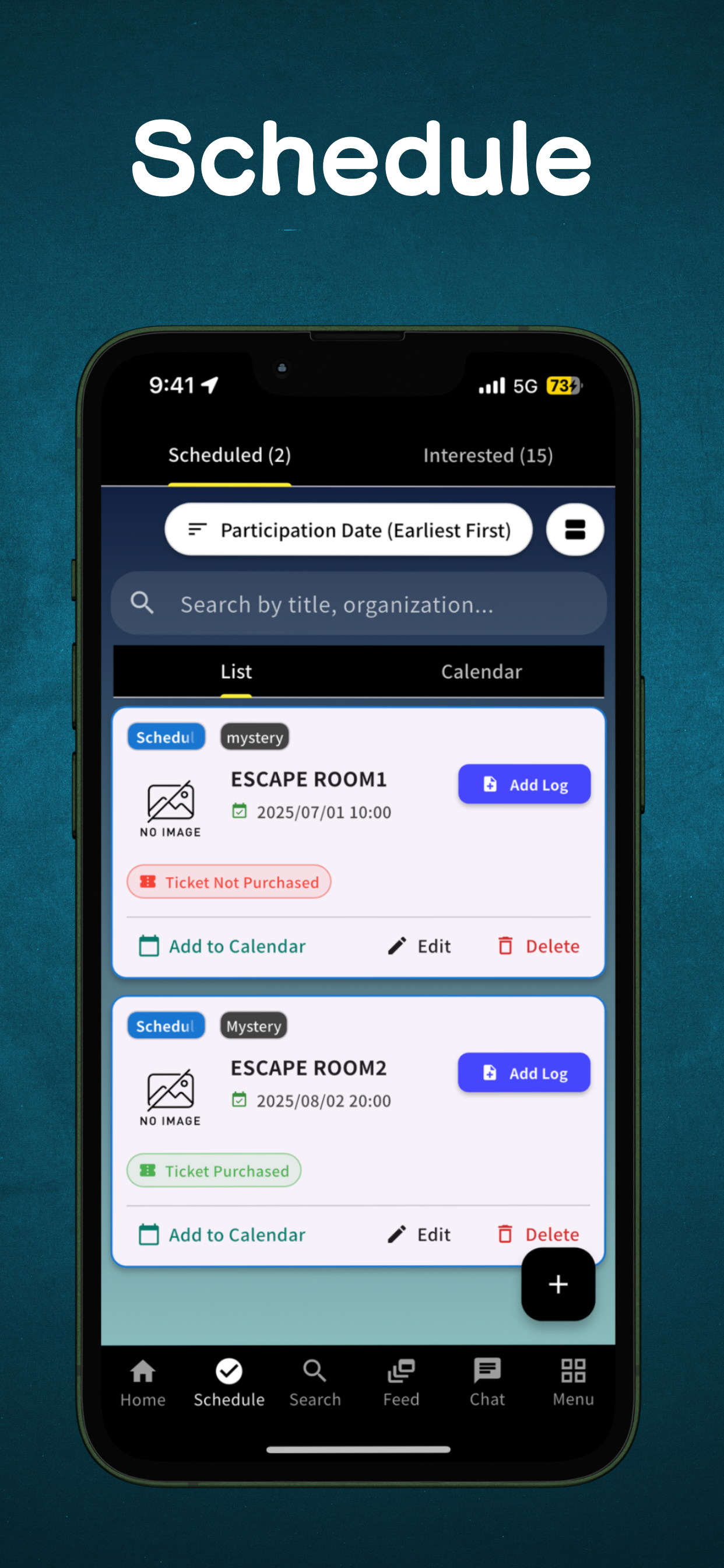 MysteryLog-Escape Room Record