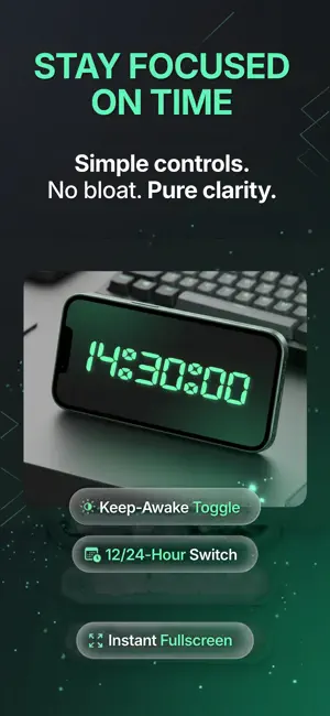 Cyatal: Digital Clock & Widget screenshot 3