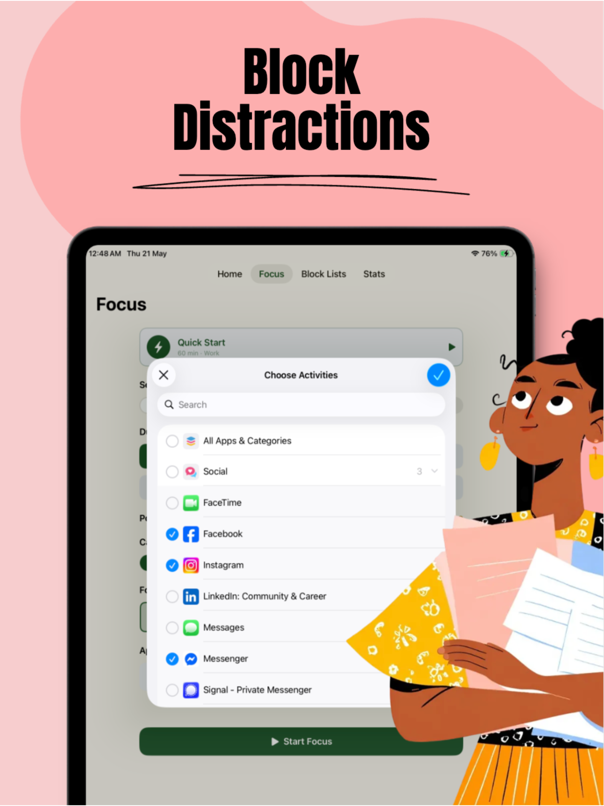Rootlock: Focus & Block