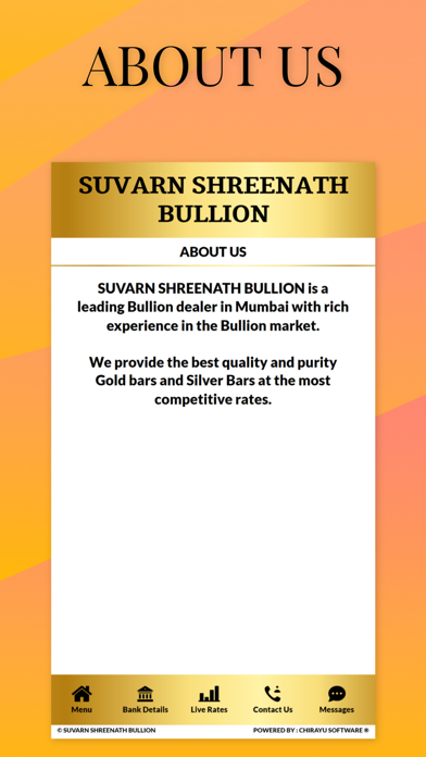 SUVARN SHREENATH BULLION Screenshot