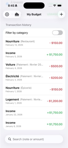 My Simplified Budget Screenshot 2 of 3