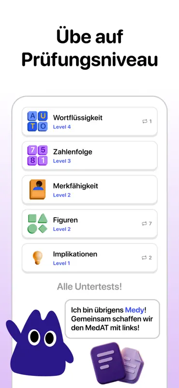 Medaty: MedAT Lernapp screenshot 3 of 8