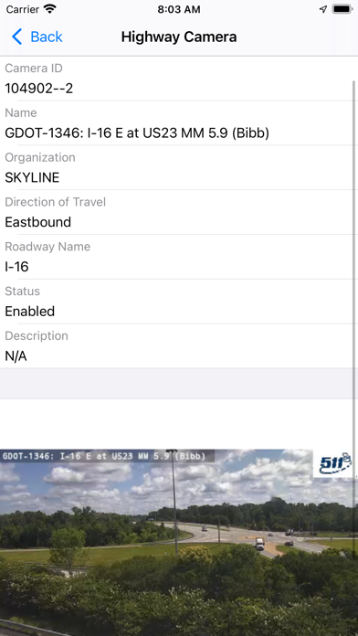 Georgia Road Report Screenshot 2 - AppWisp.com Georgia Road Report Screenshot 2 - AppWisp.com