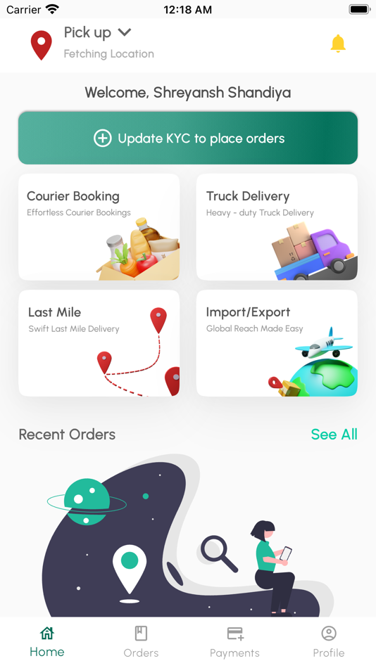 #2. Rush - Delivery Gateway to NER (iOS) بواسطة: Prakhar Kumar Singh