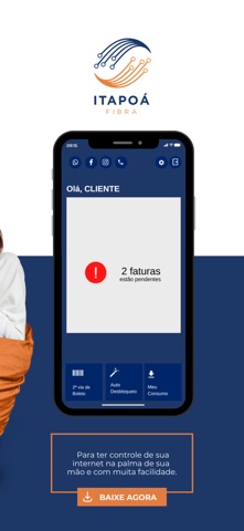 Minha Itapoá Fibra iPhone screenshot