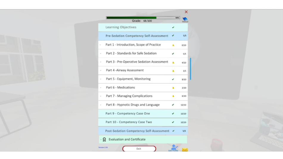 #3. Sedation Certification Sim (iOS) Podle: Michael Eslinger