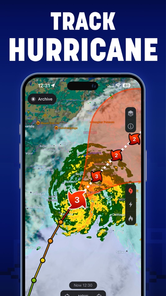 #6. Weather #1 Interactive Widgets (iOS) By: byss mobile