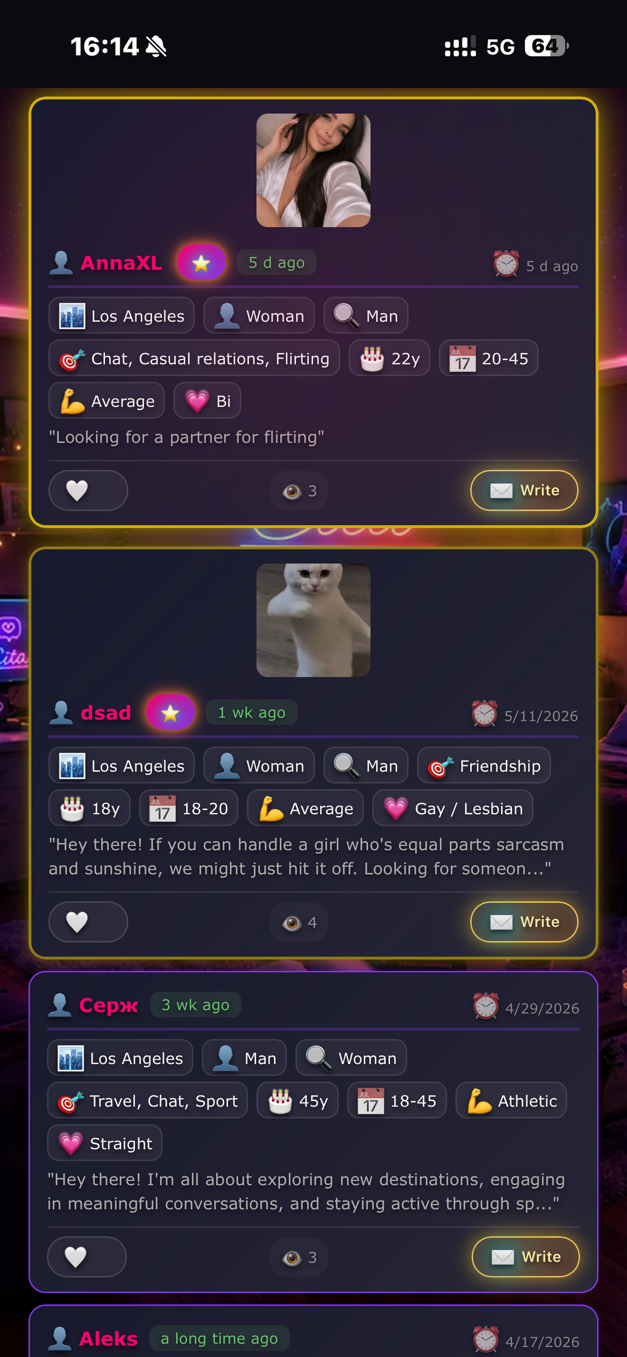 Anonimka - Nearby Dating screenshot 3