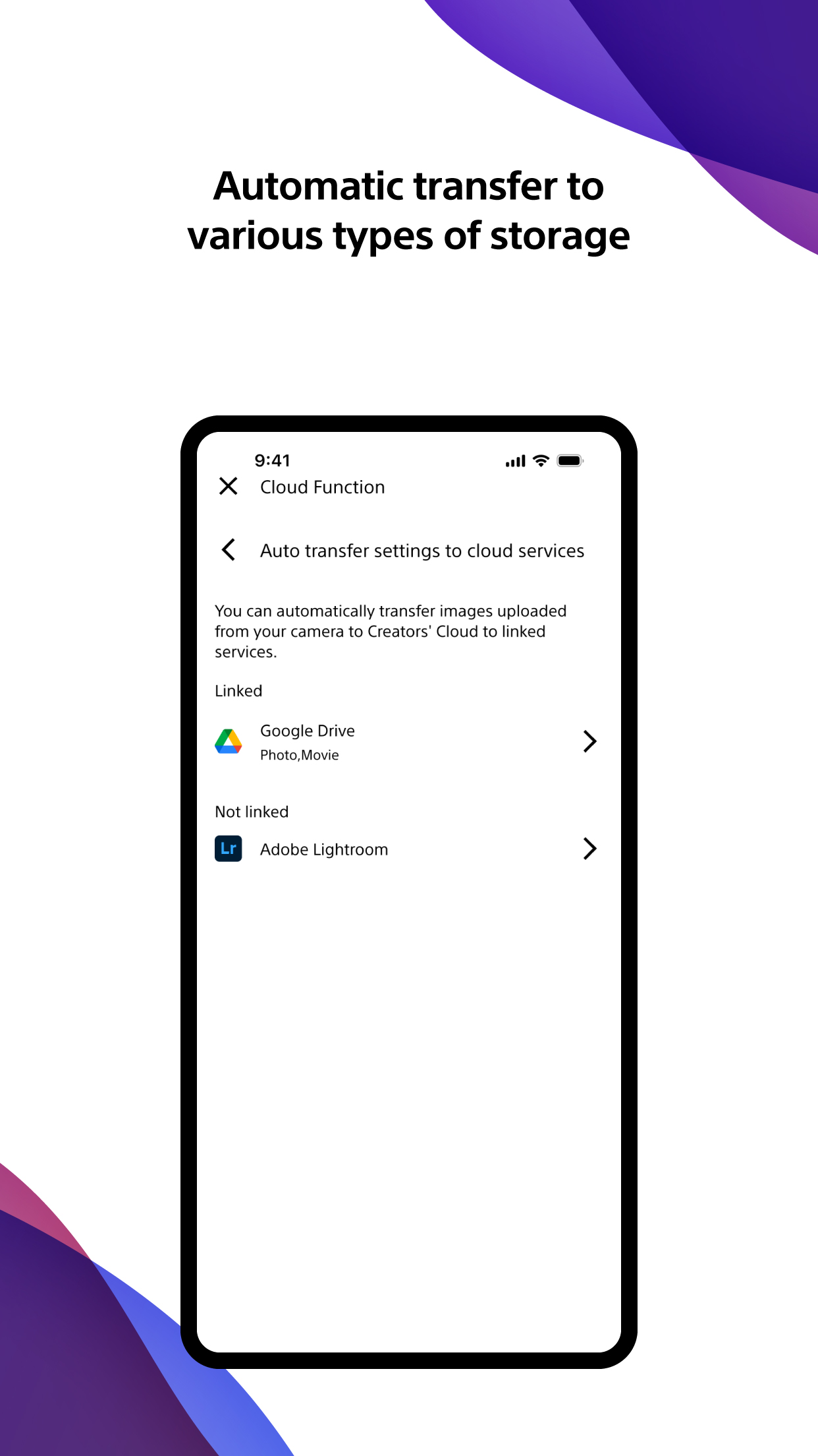 Sony | Creators' App