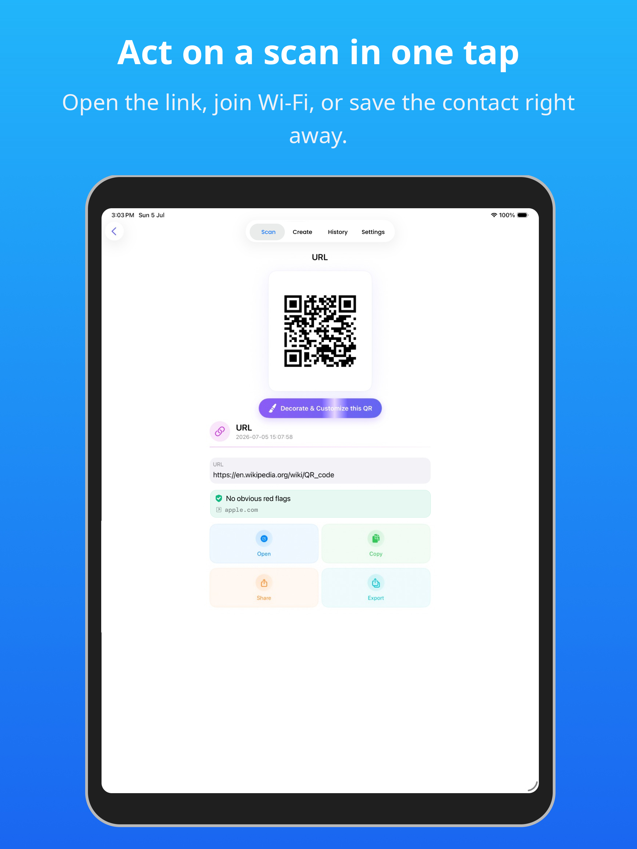 QR Code Reader - QRPal screenshot 9