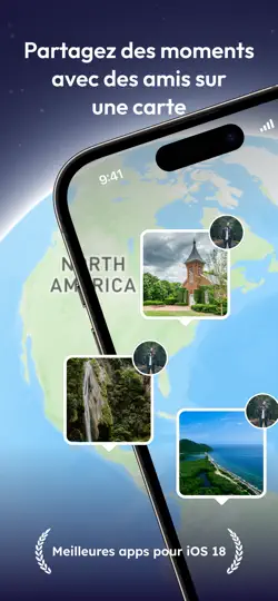 Capture d'écran de Mapnow - Moments Sur Une Carte sur iPhone 1
