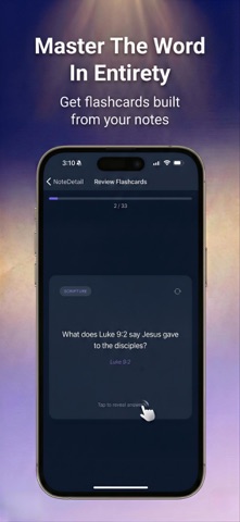 Bible Note Taker & Flashcards screenshot