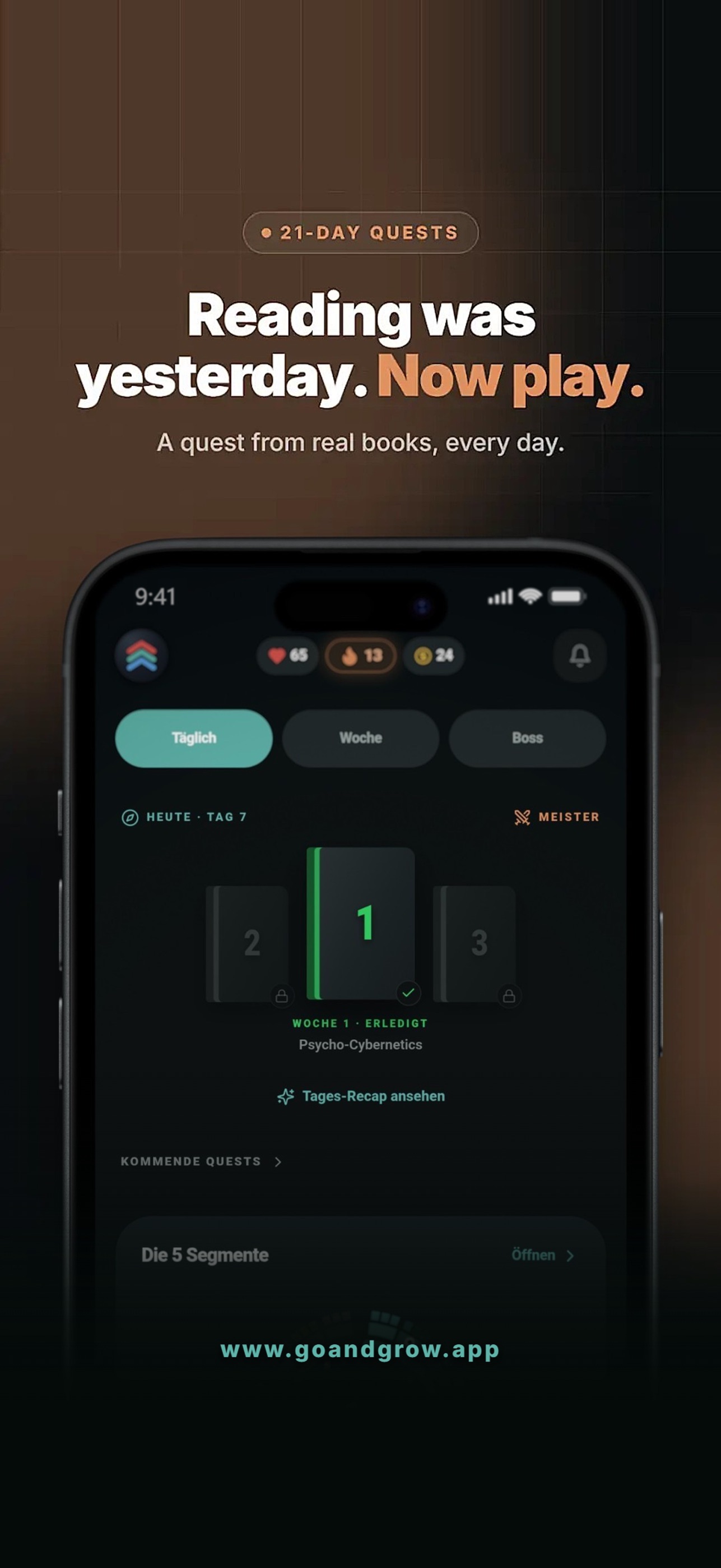Screenshot 1 of Go & Grow: Change your Life