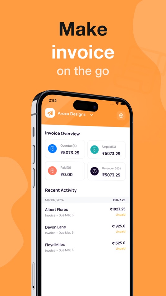 #6. Invoice Maker • Estimate App (iOS) 由: GREWON TECHNOLOGIES PRIVATE LIMITED