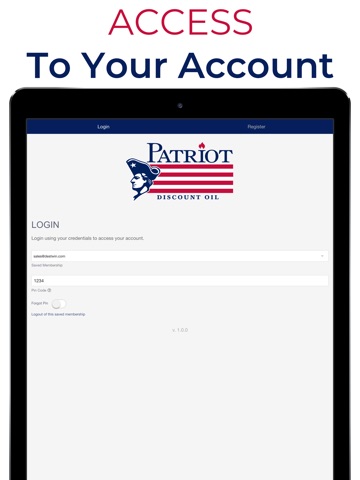 Patriot Discount Oil iPad screenshot