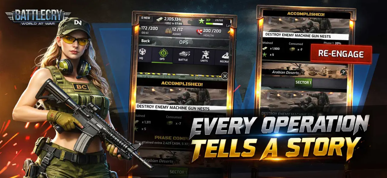 Screenshot #3 pour BattleCry: World War Game