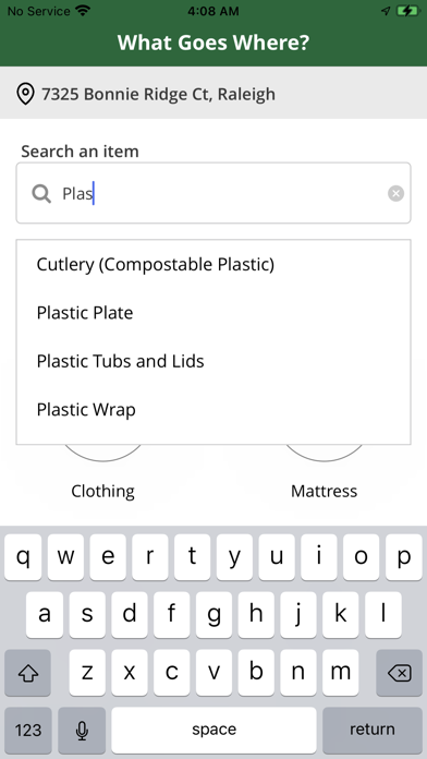 Screenshot 4 of Raleigh Reuse & Waste App