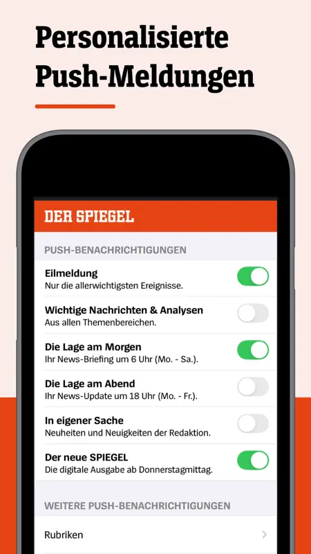 DER SPIEGEL - Nachrichten screenshot 9 of 10