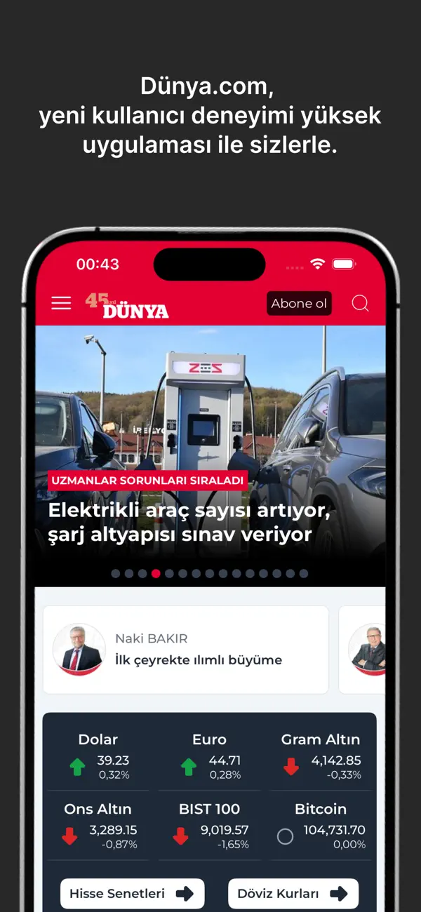Screenshot #1 pour Dunya Gazetesi