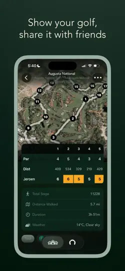 Скриншот Parcours - Golf GPS & Score на iPhone 1