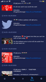 Cymru Football screenshot