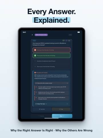 Phlebotomy Exam Prep & Study iPad screenshot
