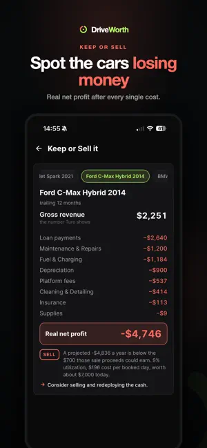 DriveWorth: Fleet Finances screenshot 3