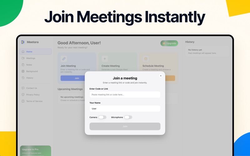 Join App for Google Meet iPhone screenshot