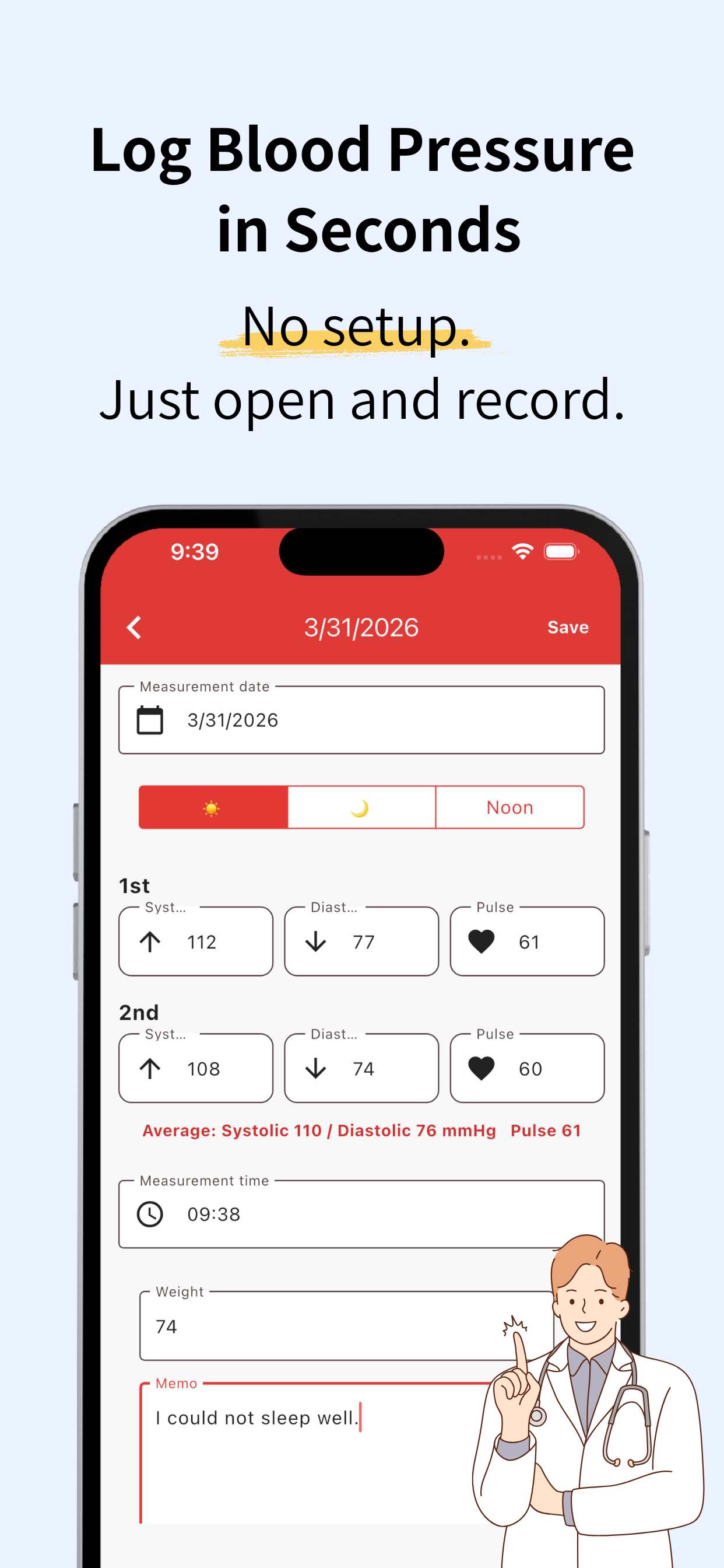 Daily BP Tracker - PocketBP screenshot 7