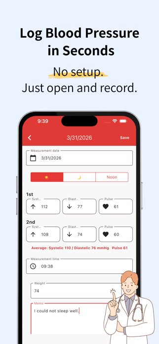 Daily BP Tracker - PocketBP Screenshot 7 of 7