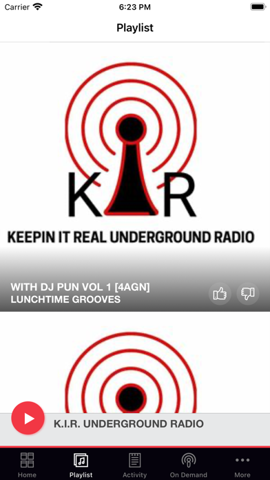 K.I.R. UNDERGROUND RADIO Screenshot