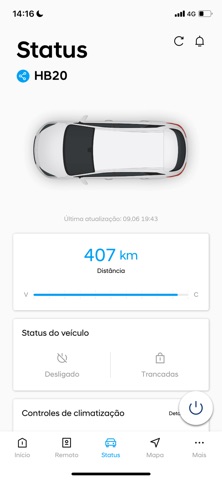 Hyundai Bluelink iPhone screenshot 3