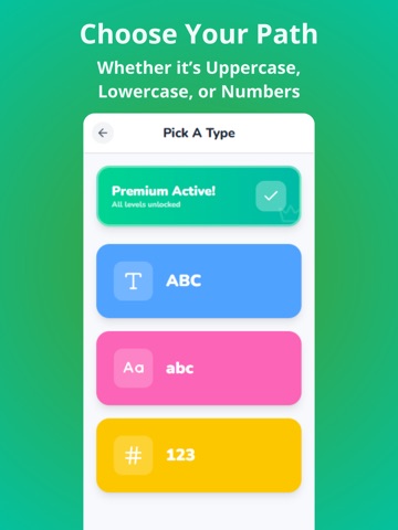 Trace Learn: Letters & Numbers iPad screenshot