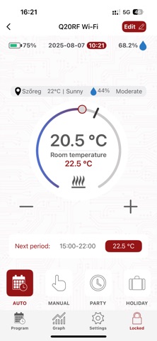 COMPUTHERM Smart screenshot
