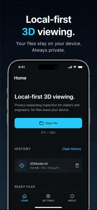 STL Viewer – 3D Model Viewer screenshot 1 of 3