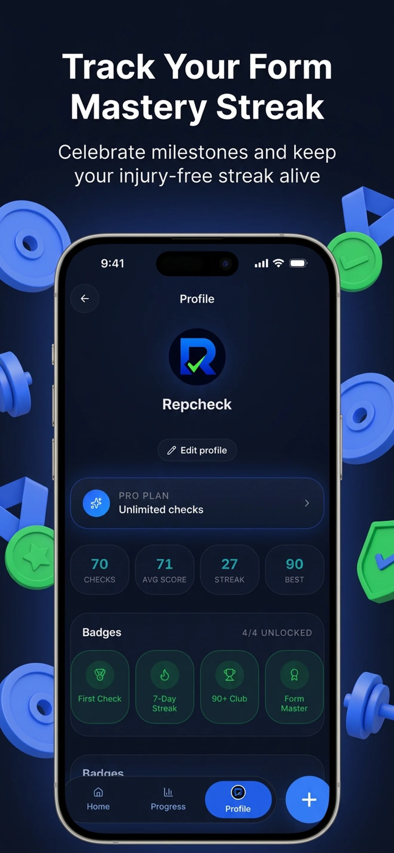RepCheck - AI Form Coach screenshot 5