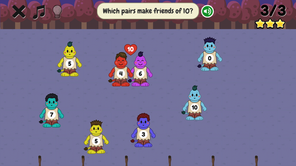 #5. King of Math Jr 2 (iOS) Podle: Oddrobo Software AB